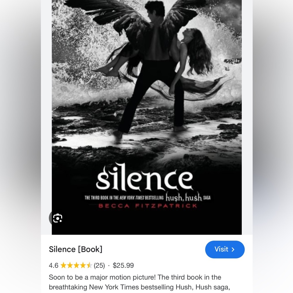 Silence - Book - Becca Fitzpatrick